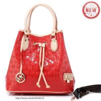 michael kors logo monogram trekkoord groot rood bakken Hoge Quaity 8jwpb633